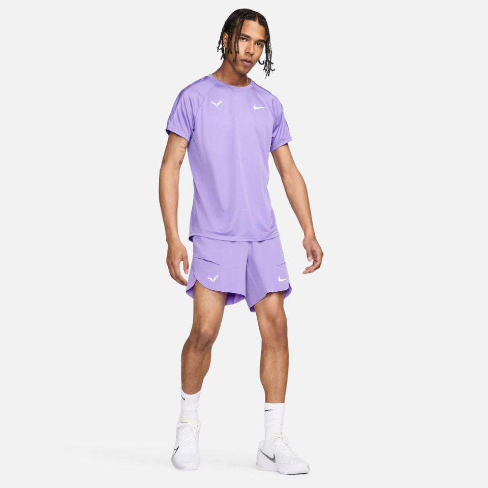 Rafa Challenger Nike Dri-Fit Kısa Kollu Erkek Tenis Üstü
