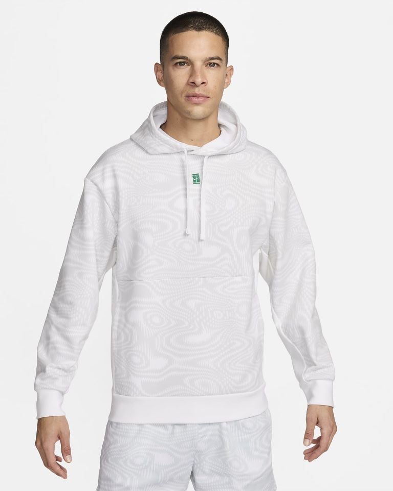Nikecourt Heritage Dri-Fit Fleece Erkek Kapüşonlu Tenis Üstü