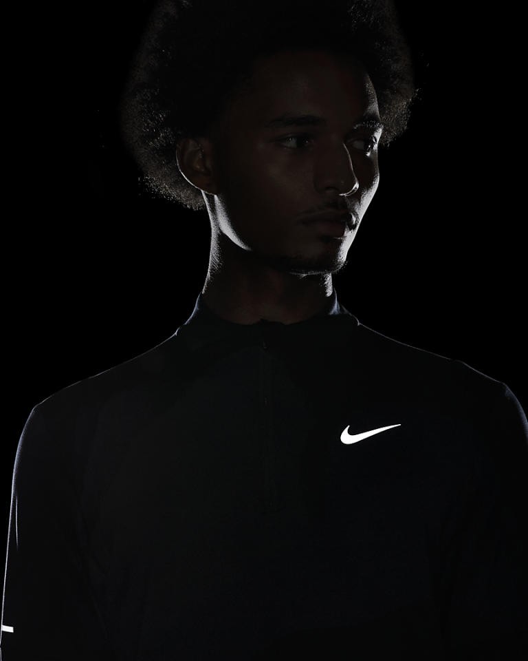 Nike Dri-Fit Çeyrek Fermuarlı Erkek Koşu Üstü