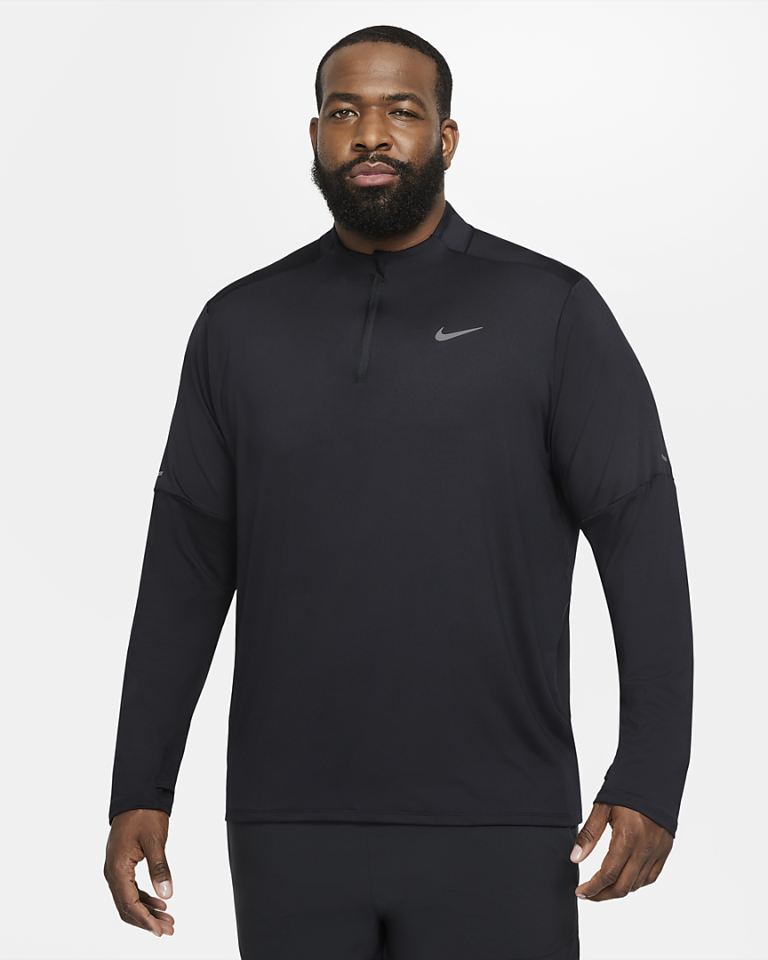 Nike Dri-Fit Çeyrek Fermuarlı Erkek Koşu Üstü