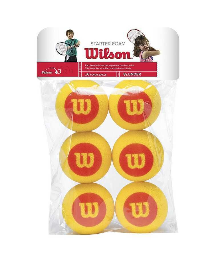 Wilson Tenis Topu Starter Çocuklar İçin 6lı Sünger Top