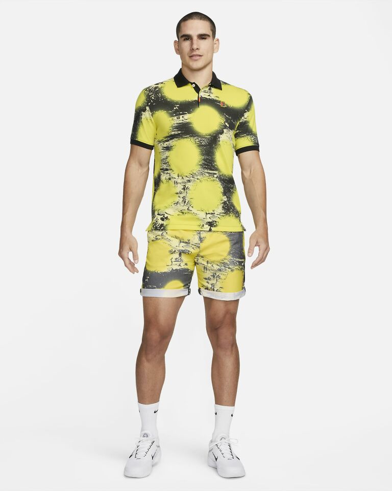 Nike Dri-Fit Heritage Men'S 6'' Print Tennis Shorts