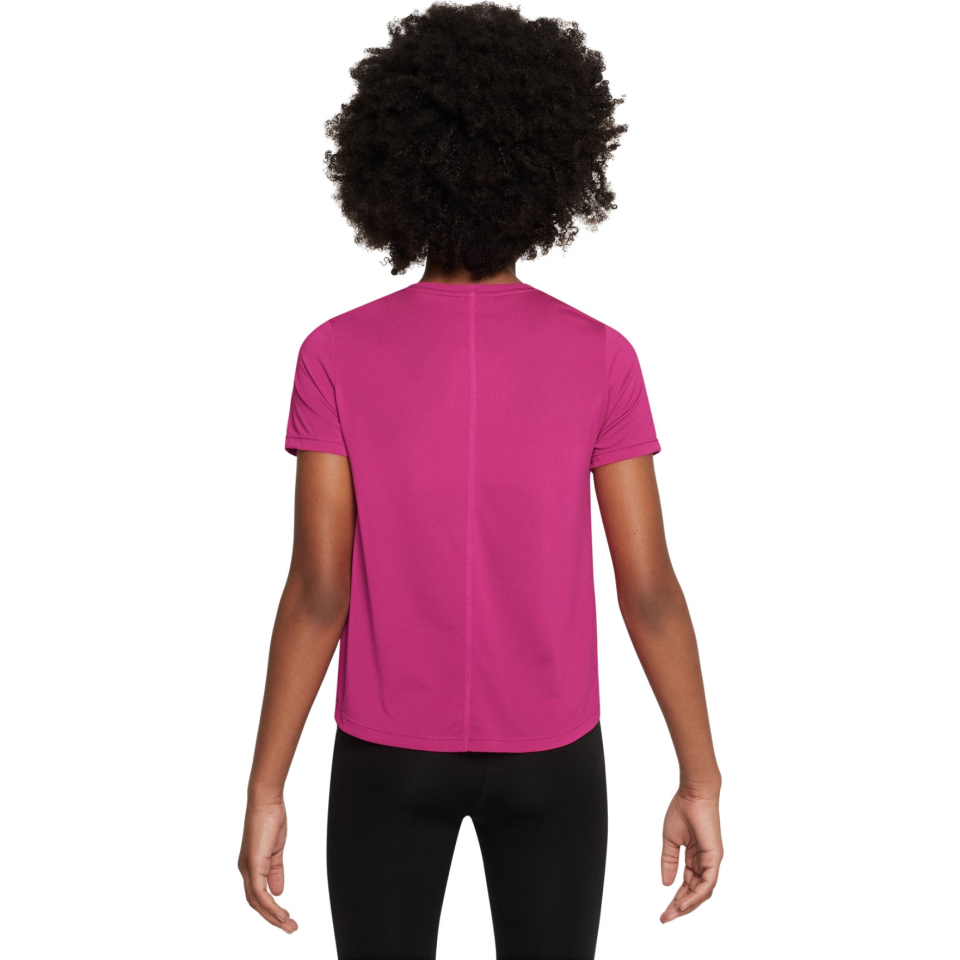 Nike One Dri-FIT Kısa Kollu Çocuk Pembe T-Shirt