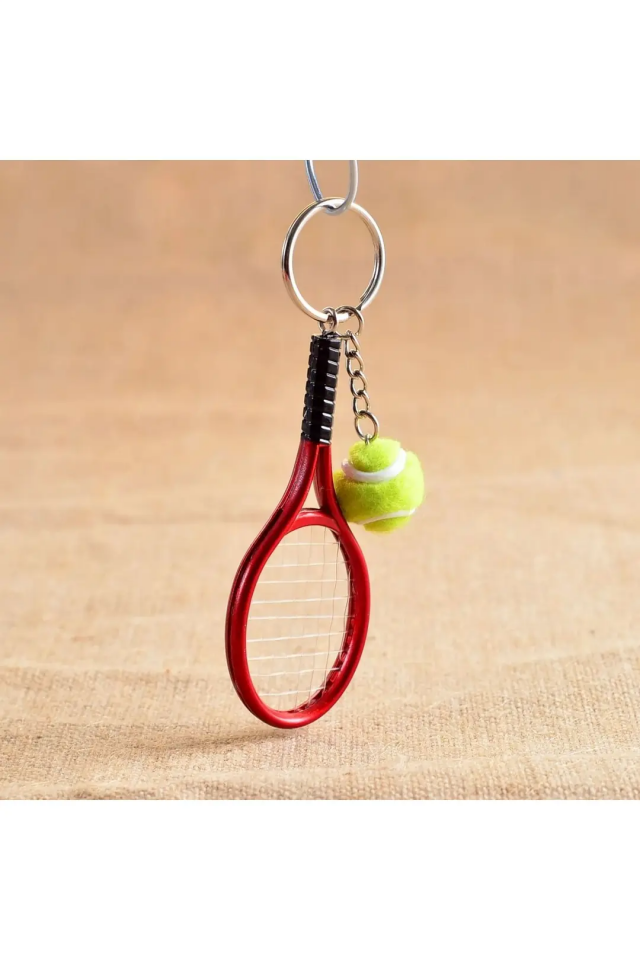 Tenis Raket Anahtarlık (1 Adet)