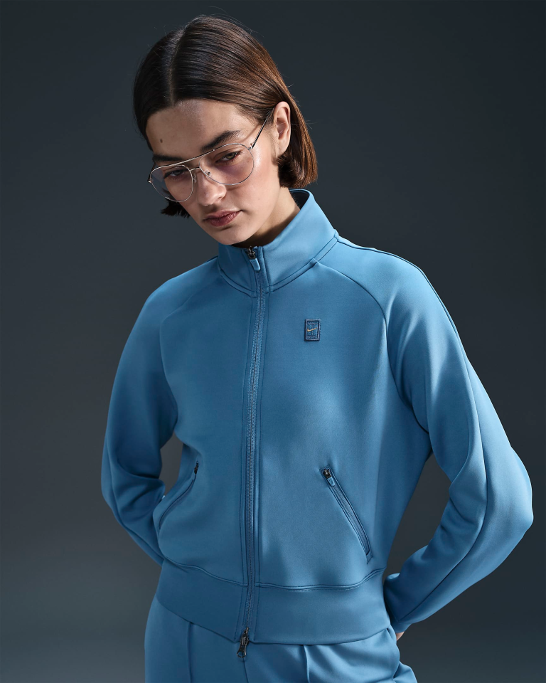 NikeCourt Tam Boy Fermuarlı Kadın Tenis Ceketi
