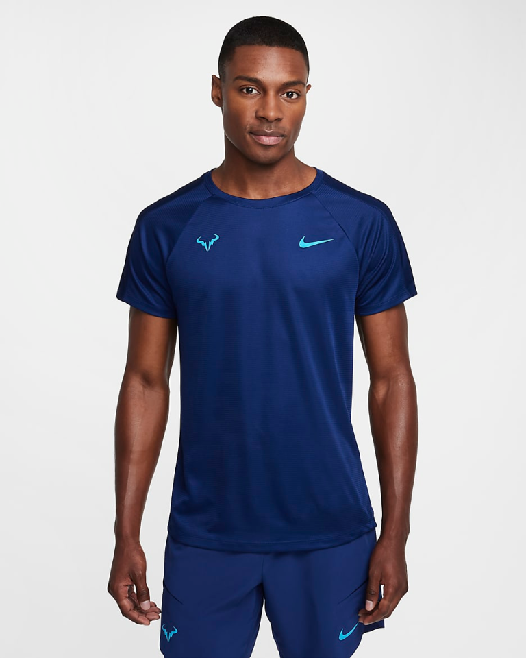 Rafa Challenger Nike Dri-FIT Kısa Kollu Erkek Tenis Üstü
