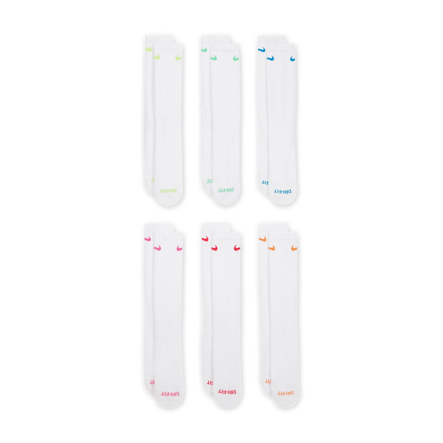 Nike Everyday Plus Cushion Crew Unisex 6'lı Çorap