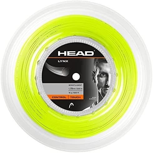 Head Lynx Yellow 200M Reel 1.25