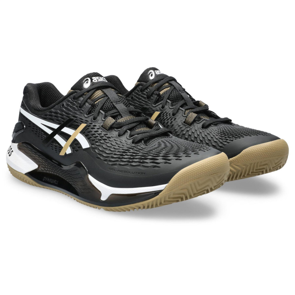 Asics Gel-resolution 9 Toprak Zemin Erkek Siyah Tenis Ayakkabısı