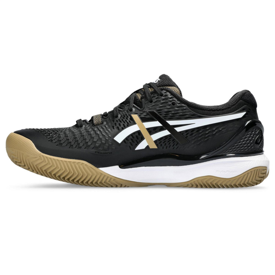 Asics Gel-resolution 9 Toprak Zemin Erkek Siyah Tenis Ayakkabısı