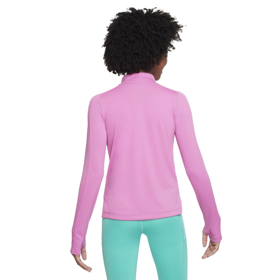 Nike Dri-FIT Dri-FIT Uzun Kollu Yarım Fermuarlı Genç Kız Çocuk Üstü