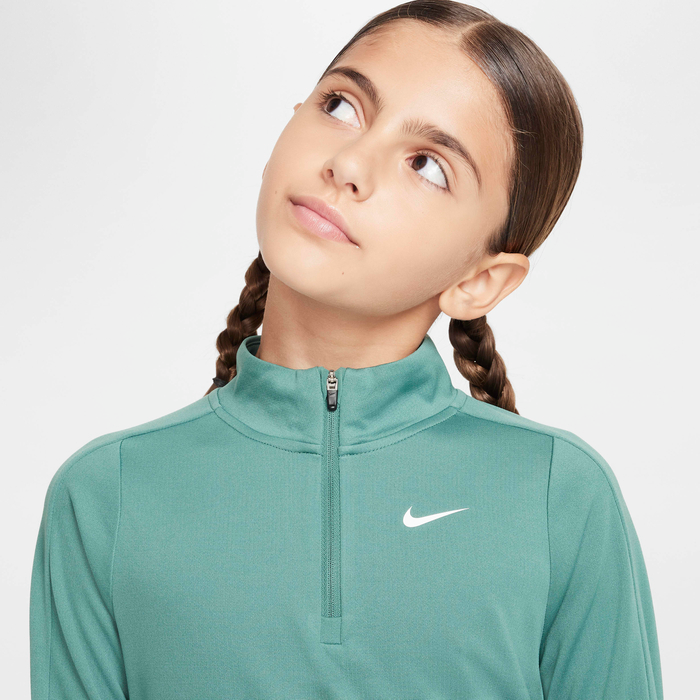 Nike Dri-FIT Dri-FIT Uzun Kollu Yarım Fermuarlı Genç Kız Çocuk Üstü