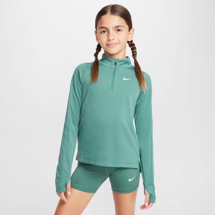 Nike Dri-FIT Dri-FIT Uzun Kollu Yarım Fermuarlı Genç Kız Çocuk Üstü