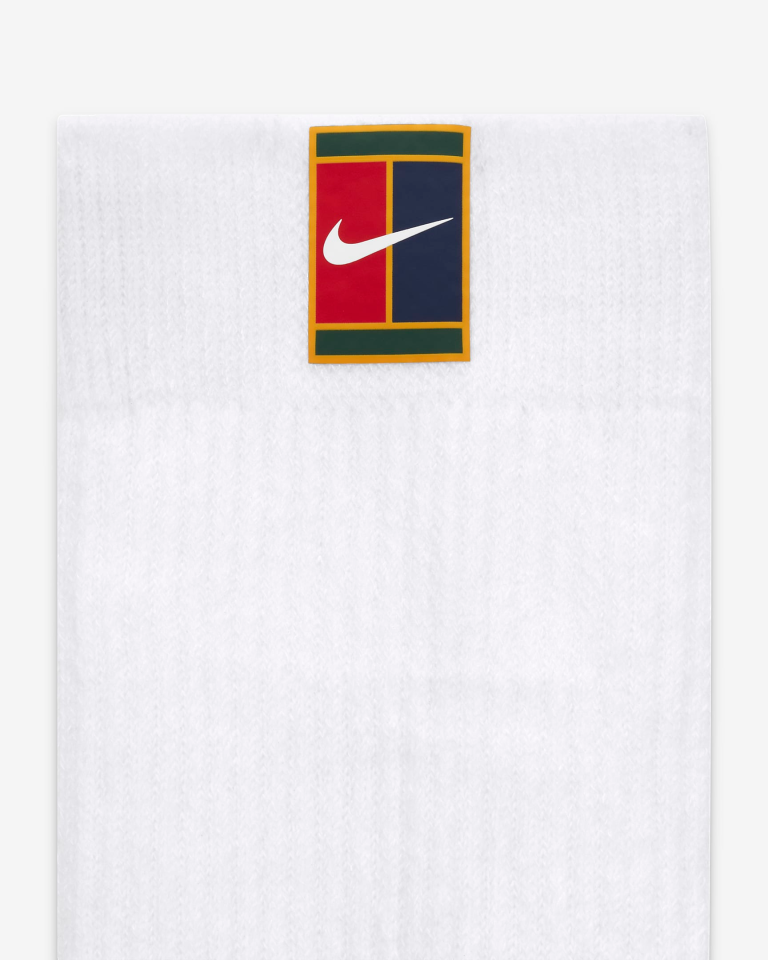 NikeCourt Multiplier Cushioned Crew Tenis Çorapları (2 Çift)