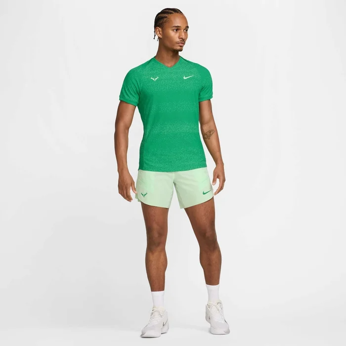 Rafa NikeCourt Dri-FIT ADV Kısa Kollu Erkek Tenis Üstü
