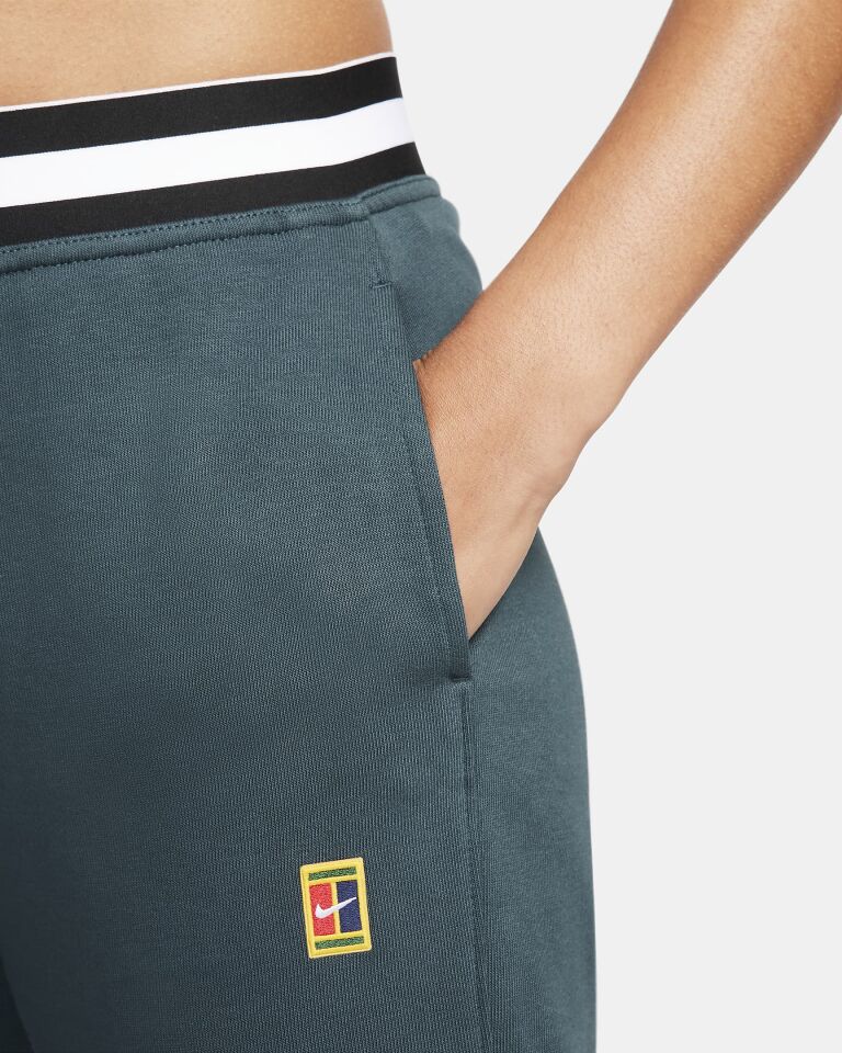Nikecourt Dri-Fit Heritage Fransız Havlu Kumaşı Kadın Tenis Eşofman Altı