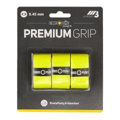 Tennis-Point Premium Grip 3 Pack - Yellow