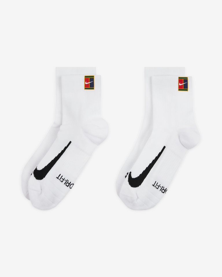 NikeCourt Multiplier Max Tenis Bilek Çorapları (2 Çift)