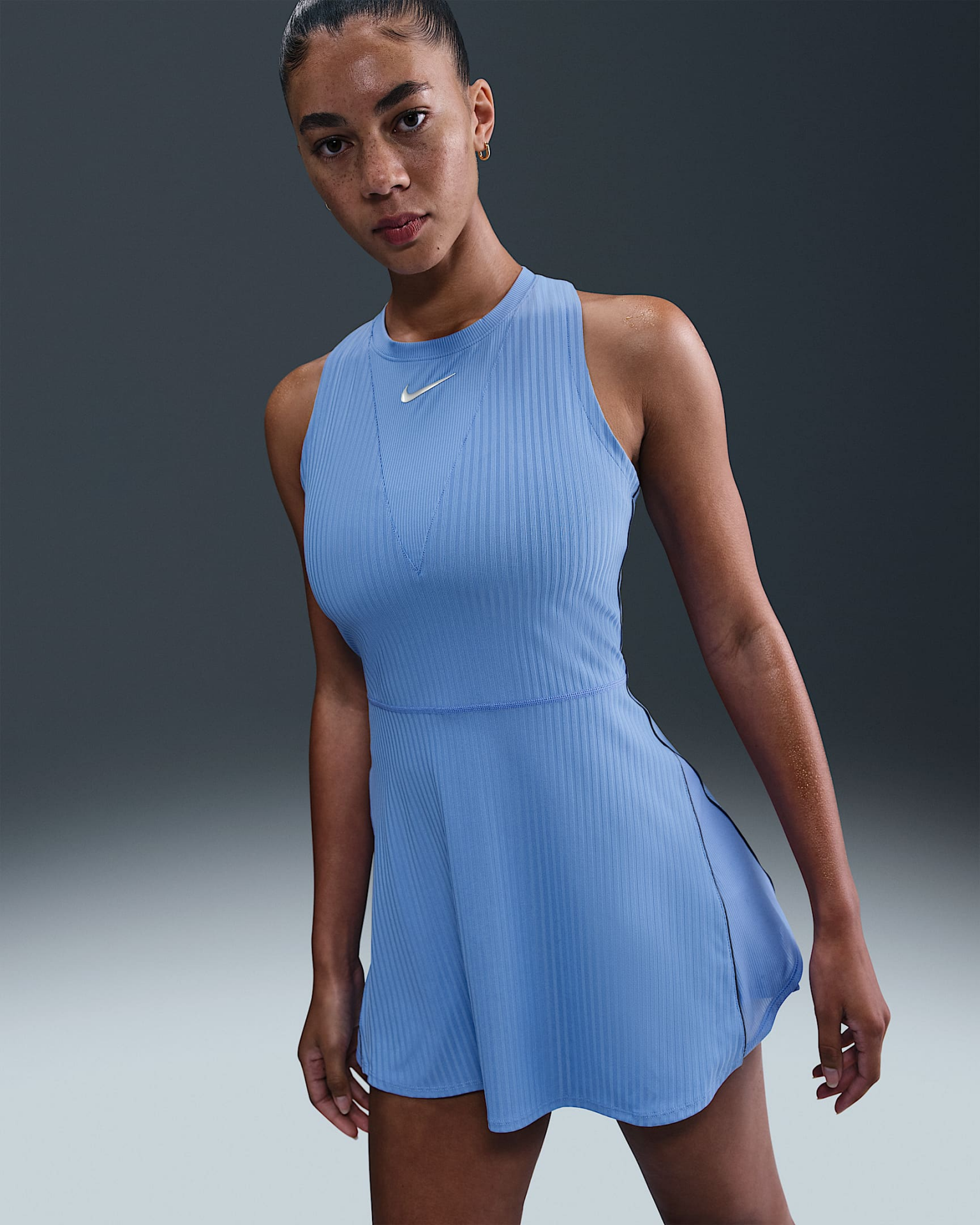 NikeCourt Slam Dri-FIT Kadın Tenis Elbisesi