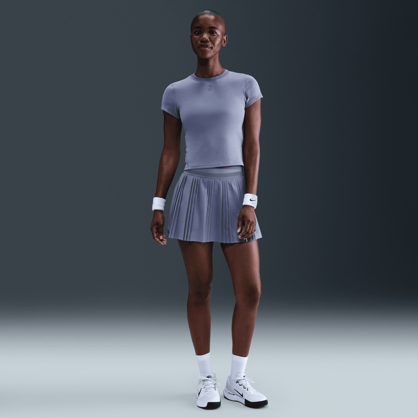 NikeCourt Advantage Dri-FIT Kısa Kollu Kadın Tenis Üstü
