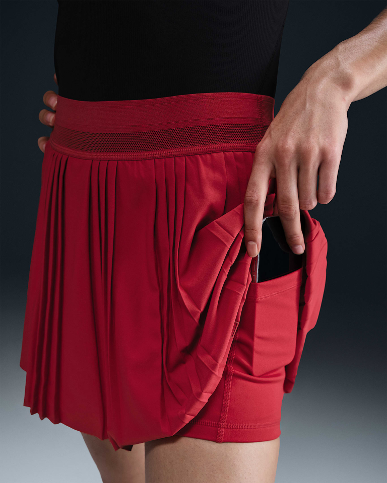 NikeCourt Advantage Dri-FIT Pileli Kadın Tenis Eteği