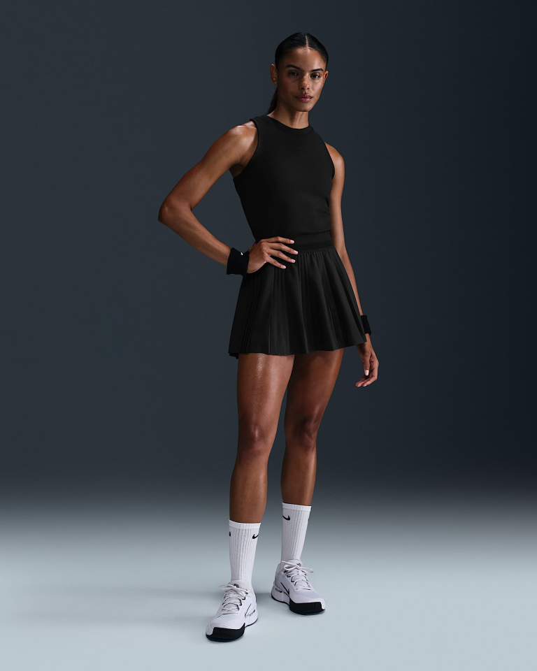 NikeCourt Advantage Dri-FIT Pileli Kadın Tenis Eteği