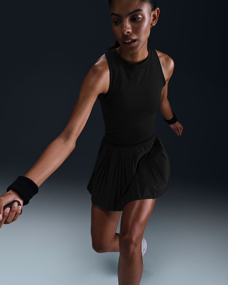 NikeCourt Advantage Dri-FIT Pileli Kadın Tenis Eteği