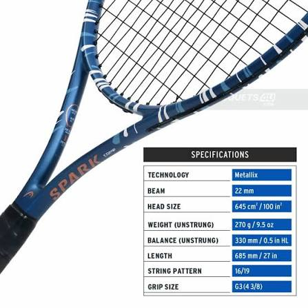 Head MX Spark Tour Tenis Raketi ( Petrol Mavisi )