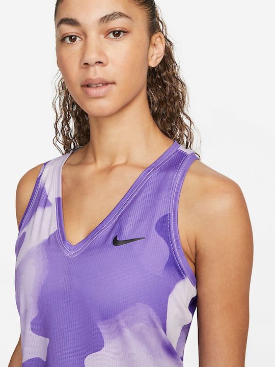 Nike Dri-Fit Victory Baskılı Kadın Tenis Atleti