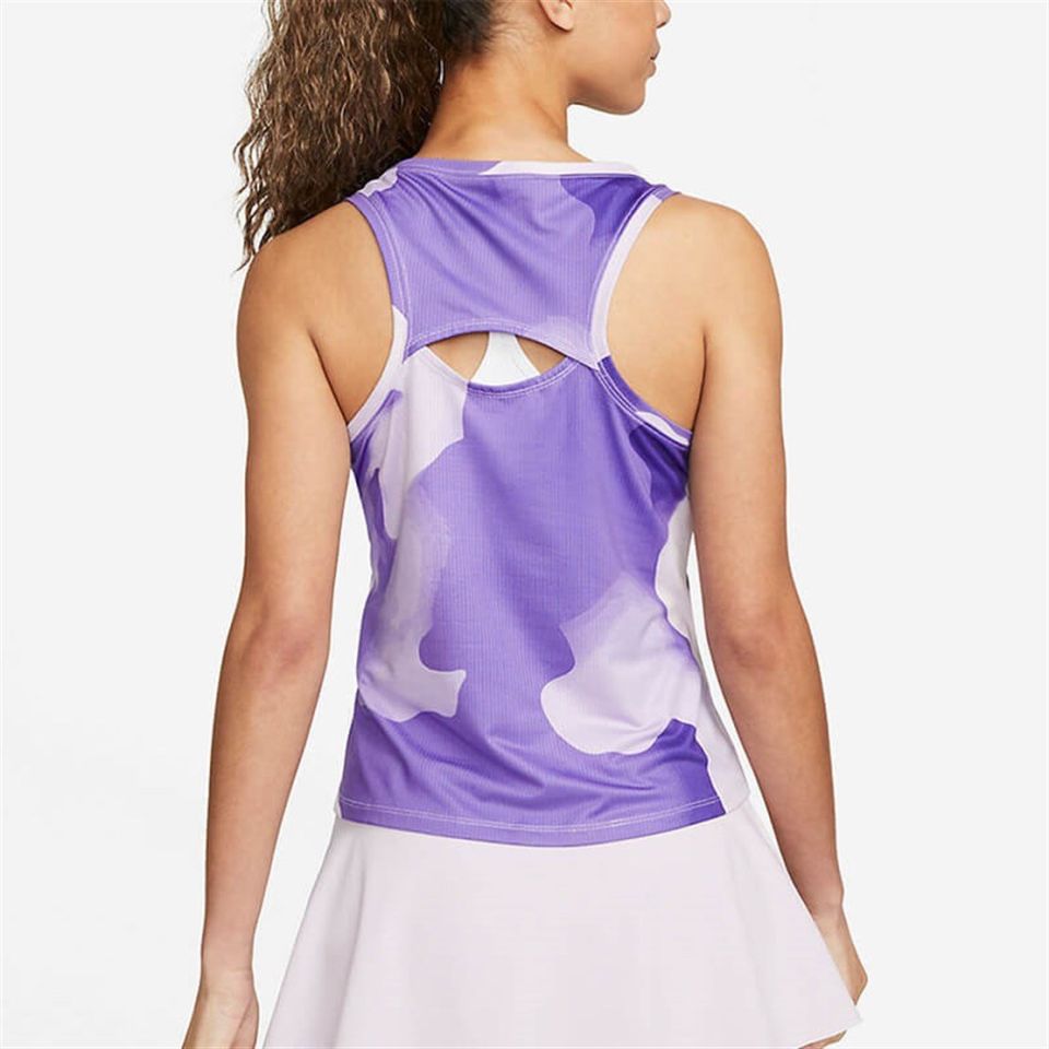 Nike Dri-Fit Victory Baskılı Kadın Tenis Atleti