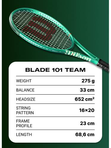 Wilson Blade 101 Team V10 Tenis Raketi