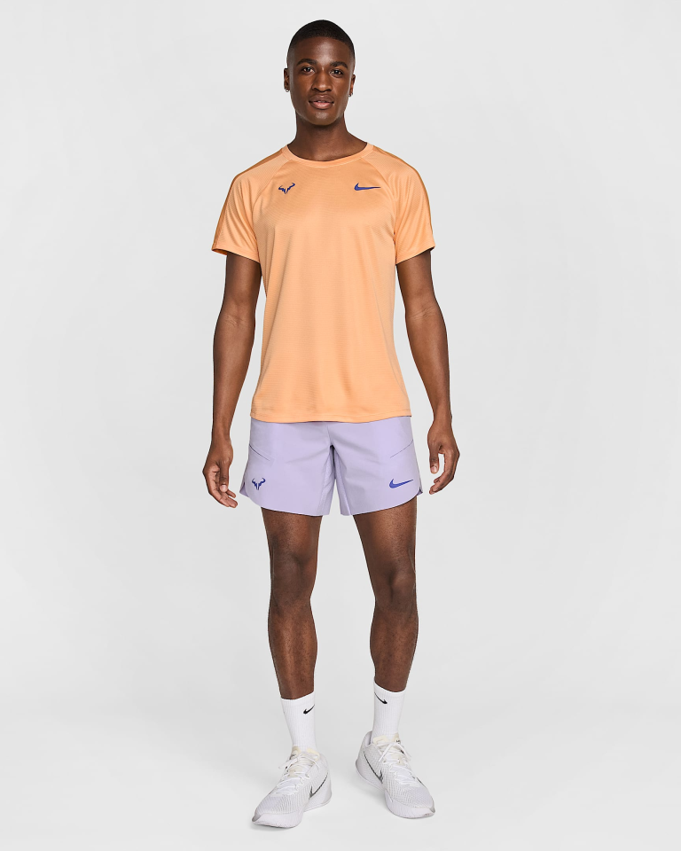 Rafa Challenger Nike Dri-FIT Kısa Kollu Erkek Tenis Üstü