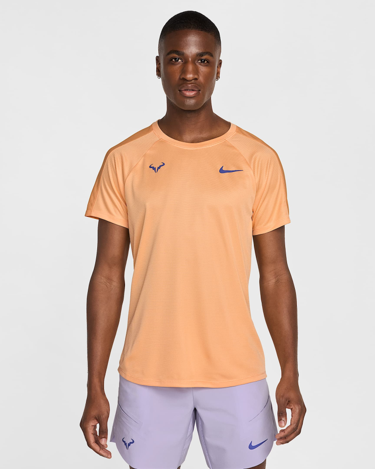 Rafa Challenger Nike Dri-FIT Kısa Kollu Erkek Tenis Üstü