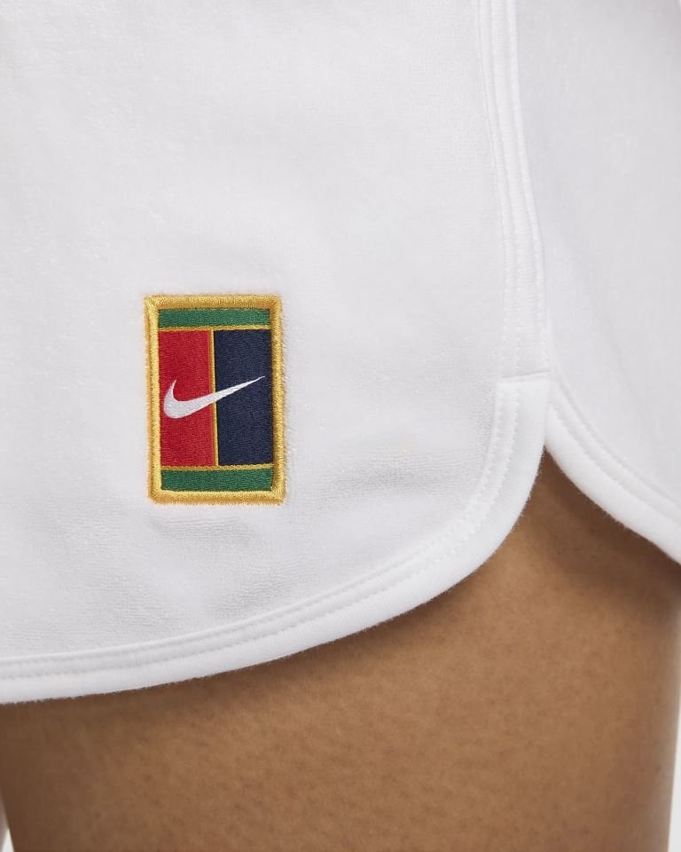 Nikecourt Heritage Normal Belli Fransız Havlu Kumaşı Kadın Tenis Şortu