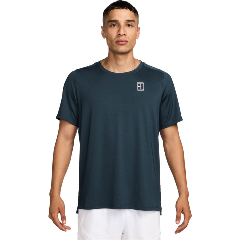 NikeCourt Dri-FIT Advantage Tenis T-Shirt - Lacivert