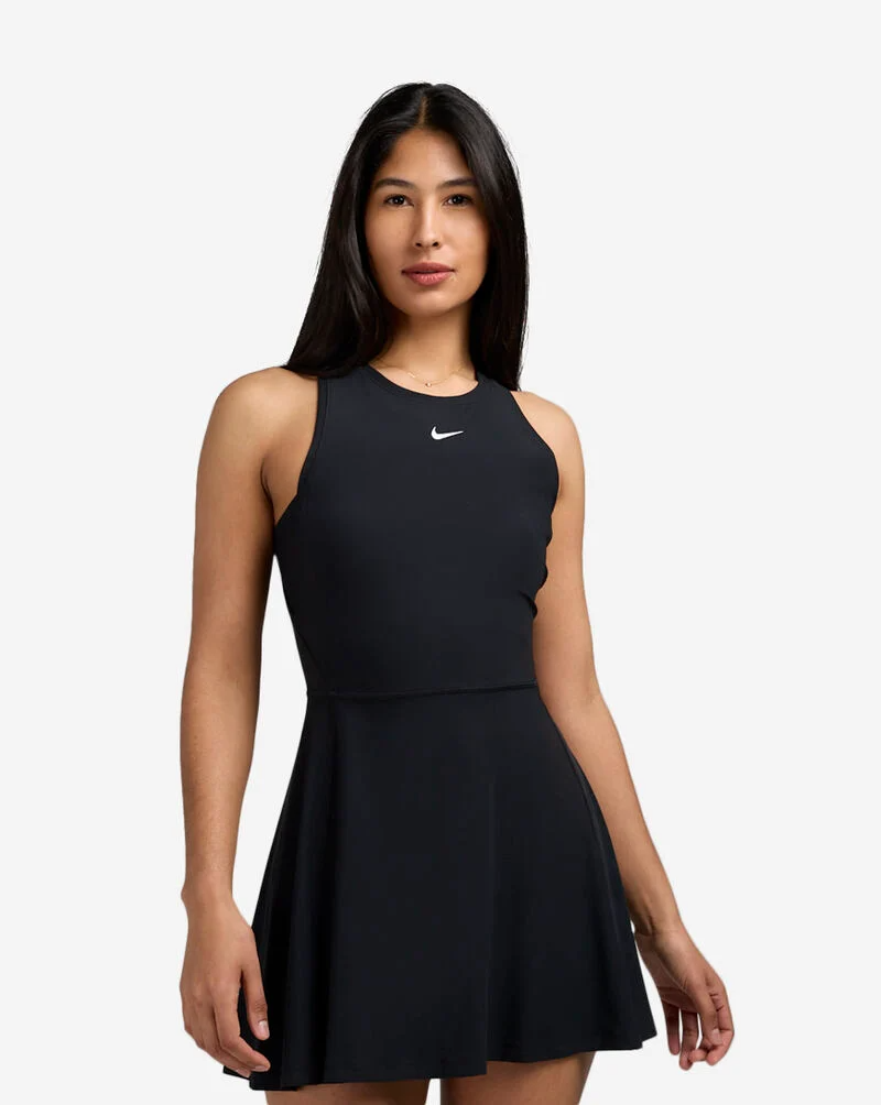 Nike Victory Dri-FIT Kadın Tenis Elbisesi - Siyah