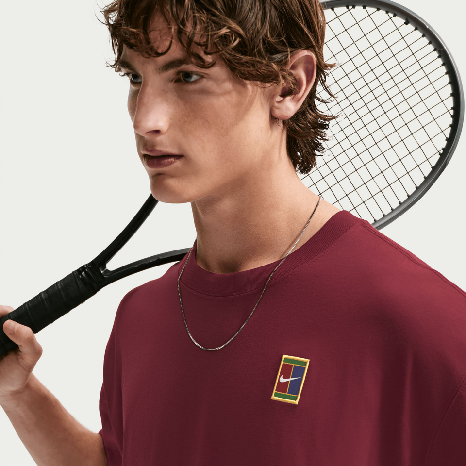 Nike Court Max90 Erkek Kırmızı Tişört